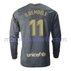Maillot de Foot FC Barcelone Ousmane Dembele 11 Extérieur 2020-21 Manches Longues
